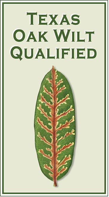 Texas Oak Wilt Qualified official seal, TOWQ-685